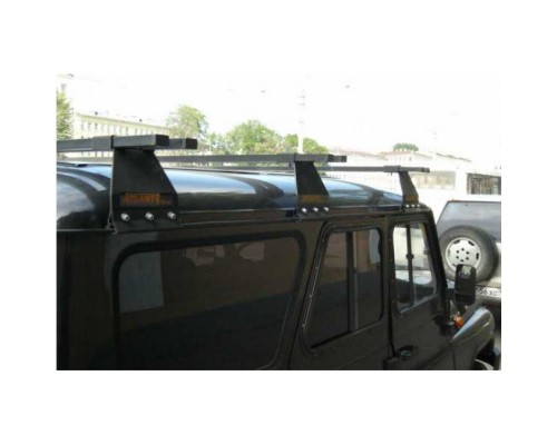 Багажник на крышу для УАЗ Хантер (1 секция) Atlant, (Прямоугольные дуги), Усиленный Фото