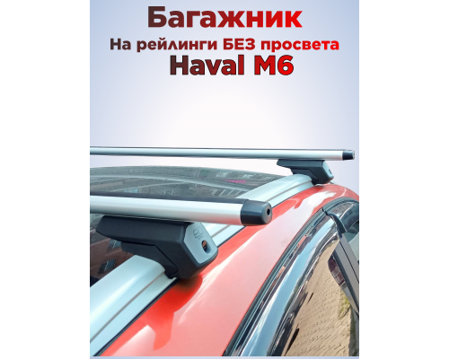 Багажник на крышу Haval M6 (2021-2026) на рейлинги Фото