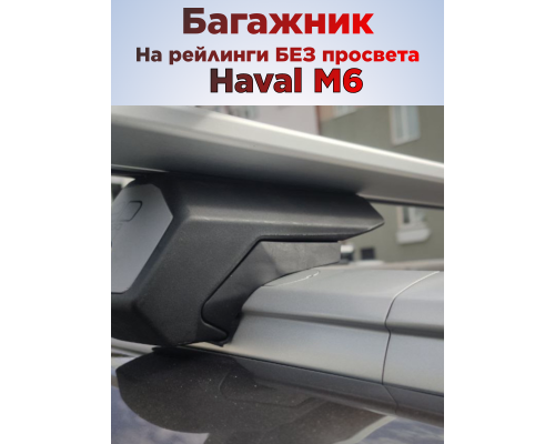 Багажник на крышу Haval M6 (2021-2026) на рейлинги Фото