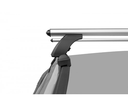 Багажник на крышу LUX (Аэродинамические дуги) 110 см для Daewoo Gentra 2013-... г.в. Фото