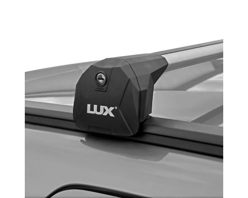 Багажник для а/м с интегрированными рейлингами LUX SCOUT с серебристыми дугами 110 см Артикул 601171 Фото