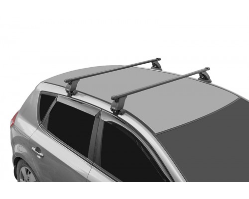 Багажник на крышу 3 LUX (Прямоугольные дуги Сталь) 110 см для Nissan Almera Sedan (все модели с 2000 г.в.) Фото