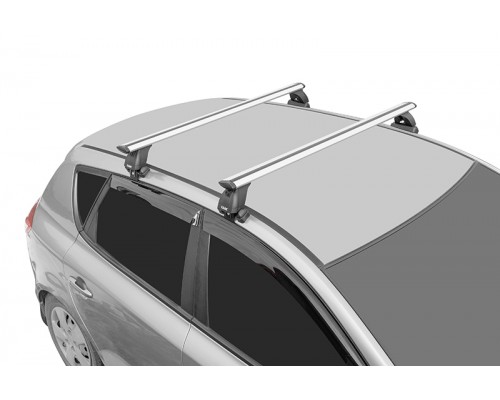 Багажник на крышу 3 LUX с дугами 1,2м аэро-трэвэл (82мм) для Kia Soul III 2019-... г.в. без рейлингов Фото