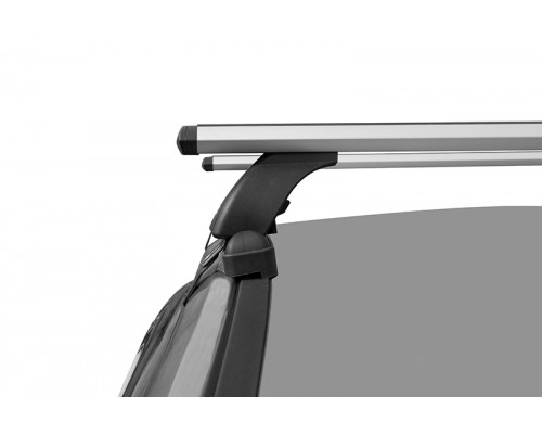 Багажник на крышу LUX с дугами 1,2м аэро-трэвэл (82мм) для Renault Fluence Sedan 2010-... г.в. Фото