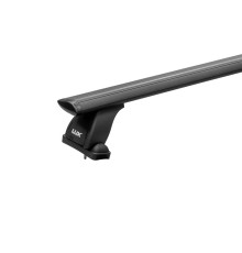 Багажник на крышу "LUX" с дугами 1,3м аэро-трэвэл (82мм) черными для со штатным местом 941 (Fiat Doblo I, Volkswagen Amarok)