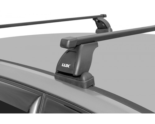Багажник на крышу LUX (Прямоугольные дуги Сталь) 130 см а/м со штатным местом 999-R Land Rover Range Rover III 2002-2012 г.в. Фото