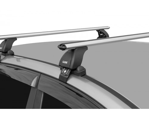 Багажник на крышу LUX (Аэродинамические дуги) 110 см для Daewoo Gentra 2013-... г.в. Фото