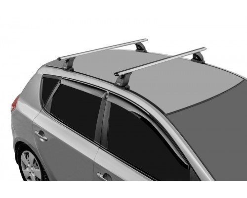 Багажник на крышу 3 LUX (Аэродинамические дуги) 120 см для Mazda CX-7 I (2006-2012) Кроссовер без рейлингов Фото