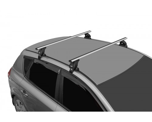 Багажник на крышу LUX (Аэродинамические дуги) 120 см для Mitsubishi Colt VI (Z30) Hatchback 2004-... г.в. Фото