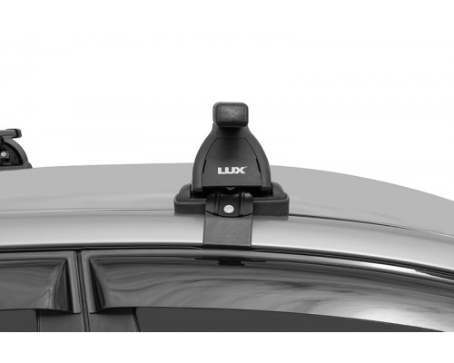 Багажник на крышу LUX (Прямоугольные дуги Сталь) 120 см для Toyota Camry Sedan 2011-... г.в. Фото