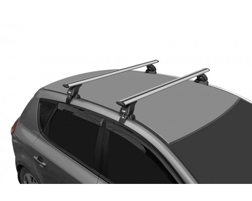 Багажник на крышу LUX с дугами 1,2м аэро-трэвэл (82мм) для Honda Jazz I Hatchback 2002-2008 г.в. Фото