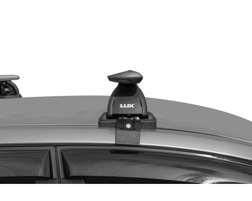 Багажник на крышу LUX с дугами 1,2м аэро-трэвэл (82мм) для Renault Fluence Sedan 2010-... г.в. Фото