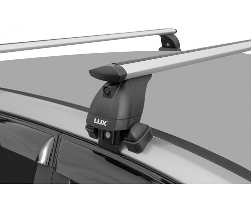 Багажник на крышу 3 LUX с дугами 1,4м аэро-трэвэл (82мм) для Toyota Alphard III минивен 2015-… г.в. Фото