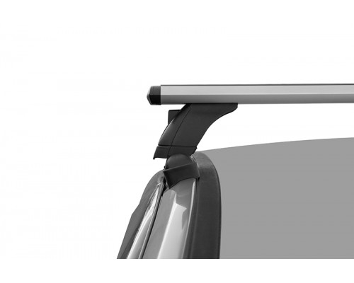 Багажник на крышу 3 LUX с дугами 1,4м аэро-трэвэл (82мм) для Toyota Alphard III минивен 2015-… г.в. Фото