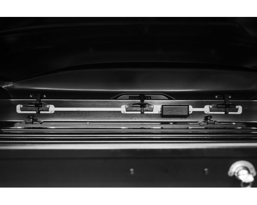 Бокс на крышу LUX IRBIS 150 серый матовый 310L (Двухстороннее открытие) (1500х760х355) (арт. 600785)