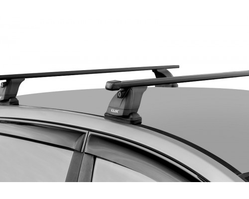 Багажник на крышу 3 LUX (Прямоугольные дуги Сталь) 120 см для Hyundai i40 Universal 2011-... г.в. Фото