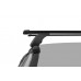 Багажник на крышу LUX (Прямоугольные дуги Сталь) 120 см для Skoda Rapid Liftback 2012-2017 г.в. Фото
