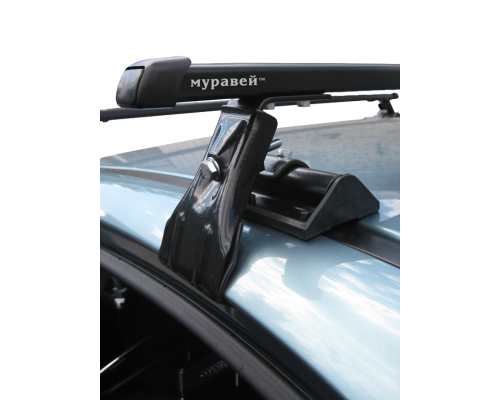 Багажник Муравей Д-2 универсальный на иномарки (Прямоугольные дуги Сталь) 130 см Фото
