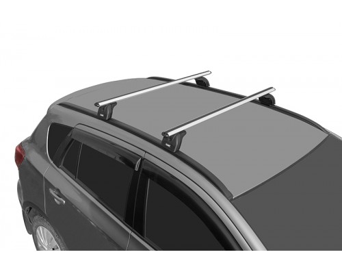 Багажник на крышу LUX (Аэродинамические дуги) 120 см для Mitsubishi Eclipse Cross 2017-... г.в. с интегр. рейл. Фото