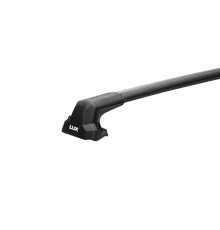 Багажник на крышу 5 LUX CITY 1.3м Черными для Mitsubishi ASX 2010-... г.в. (Штатное место)