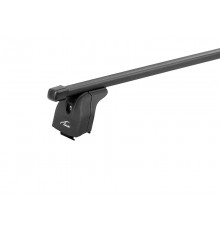 Багажник на крышу "LUX" (Прямоугольные дуги Сталь) 120 см для Kia Soul II 2013-2014 г.в. с интегр. рейл.