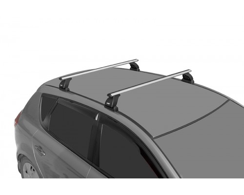 Багажник на крышу LUX (Аэродинамические дуги) 120 см со штатным местом 965 для Hyundai i30 III (2017-2023) Хэтчбек Фото