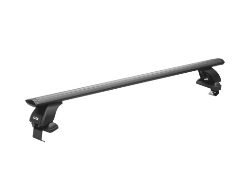 Багажник на крышу LUX (Крыловидные дуги) 110 см черными для Seat Ibiza III Hatchback 5d 2001-2008 г.в. Фото