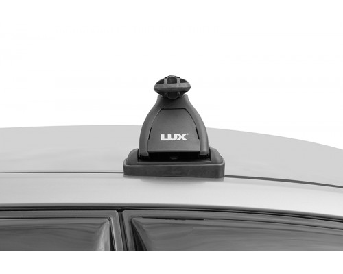 Багажник на крышу LUX (Аэродинамические дуги) 120 см со штатным местом 965 для Mazda 3 II (BL) (2008-2013) Хэтчбек Фото