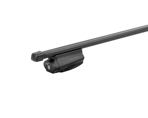 Багажник на рейлинги с просветом LUX БЭЛТ (Прямоугольные дуги Сталь) 120 см Фото