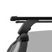 Багажник на крышу LUX (Прямоугольные дуги Сталь) 110 см для Peugeot 206 Hatchback 5d 1998-... г.в. Фото