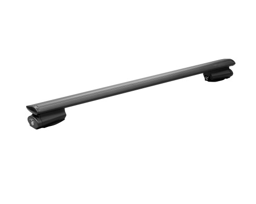 Багажник на крышу LUX БЭЛТ с дугами 1,2м аэро-трэвэл (82мм) черными для с рейлингами Фото