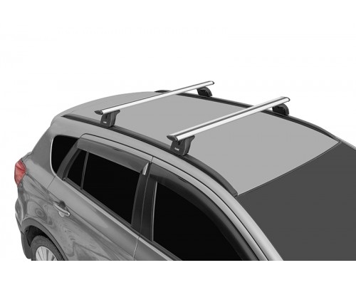 Багажник на крышу 2 LUX с дугами 1,2м аэро-трэвэл (82мм) для EXEED VX 2021-... г.в. с интегр. рейл. Фото