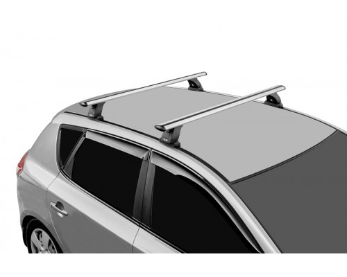 Багажник на крышу 3 LUX с дугами 1,3м аэро-трэвэл (82мм) для Toyota Highlander III со штатными местами для установки багажника Фото