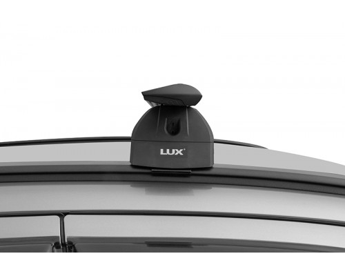 Багажник на крышу LUX с дугами 1,2м аэро-трэвэл (82мм) для Kia Soul II 2013-2014 г.в. с интегр. рейл. Фото