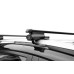 Багажник на рейлинги с просветом LUX БЭЛТ (Прямоугольные дуги Сталь) 120 см Фото