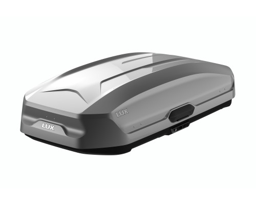 Бокс на крышу LUX TAVR 175 серый глянцевый 450L (Двухстороннее открытие) (1750х850х400) (арт. 791071)