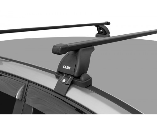 Багажник на крышу LUX (Прямоугольные дуги Сталь) 110 см для Suzuki Swift 2004-2011 г.в. Фото
