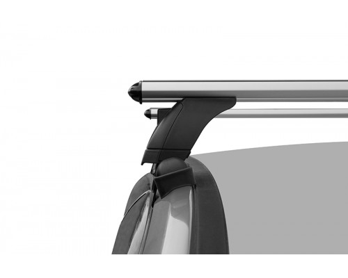 Багажник на крышу 3 LUX (Аэродинамические дуги) 120 см для Kia Optima IV 2018-... г.в. Фото
