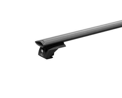 Багажник на крышу LUX ЭЛЕГАНТ с дугами 1,2м аэро-трэвэл (82мм) черными для с рейлингами Фото