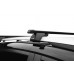 Багажник на крышу LUX КЛАССИК (Прямоугольные дуги Сталь) 110 см для с рейлингами Фото