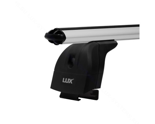 Багажник на крышу LUX (Аэродинамические дуги) 130 см для Mitsubishi Outlander (2012-2020) (Интегрированный рейлинг) Фото