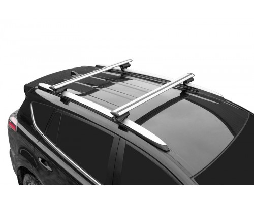 Багажник на крышу LUX БЭЛТ с дугами 1,3м аэро-трэвэл (82мм) для с рейлингами Фото