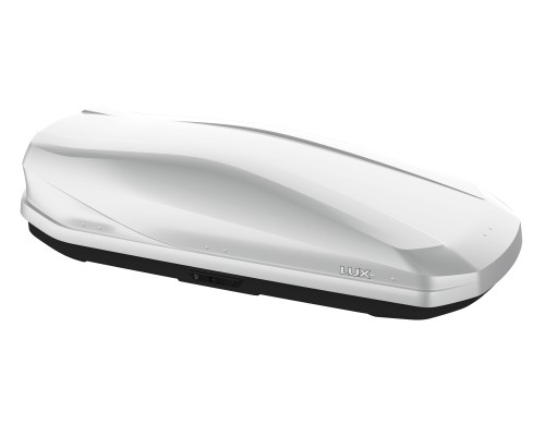 Бокс на крышу LUX IRBIS 175 белый глянцевый 450L (Двухстороннее открытие) (1750х850х400) (арт. 791033)