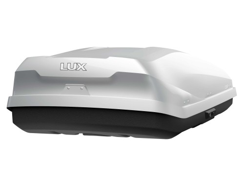 Бокс на крышу LUX IRBIS 175 белый глянцевый 450L (Двухстороннее открытие) (1750х850х400) (арт. 791033)