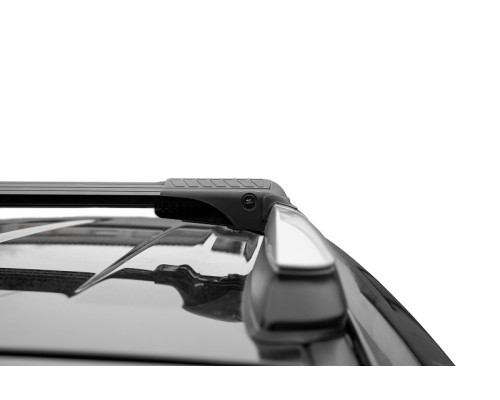 Багажник  LUX ХАНТЕР для Renault Duster 2015-2020 г.в. с рейлингами (арт. 793525) Черный Фото