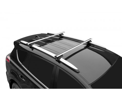 Багажник на крышу LUX ЭЛЕГАНТ (Аэродинамические дуги) 130 см для с рейлингами Фото