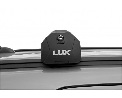 Багажник для а/м с интегрированными рейлингами LUX SCOUT с серебристыми дугами 110 см Артикул 601171 Фото