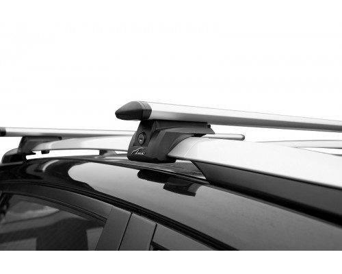 Багажник на крышу LUX ЭЛЕГАНТ с дугами 1,3м аэро-трэвэл (82мм) для с рейлингами Фото