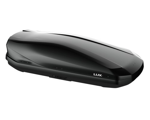 Бокс на крышу LUX IRBIS 175 черный глянцевый 450L (Двухстороннее открытие) (1750х850х400) (арт. 791019)