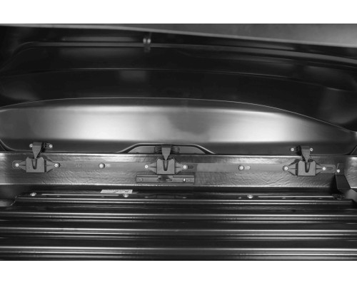 Бокс на крышу LUX IRBIS 175 черный глянцевый 450L (Двухстороннее открытие) (1750х850х400) (арт. 791019)